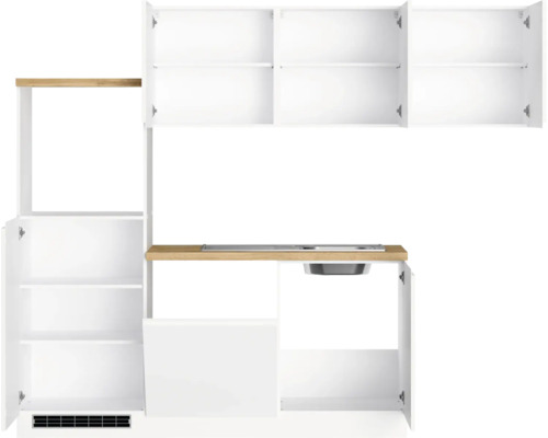 Cuisine équipée avec évier et armoires pour l''aménagement de la cuisine