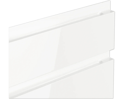 Vue détaillée d''un meuble blanc avec une surface brillante