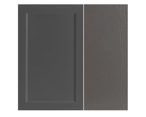 Vue détaillée d''une porte d''armoire avec cadre et d''une porte d''armoire lisse