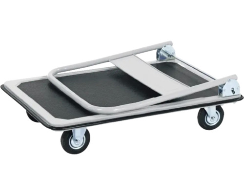 Zusammengeklappter Transportroller mit Rollen