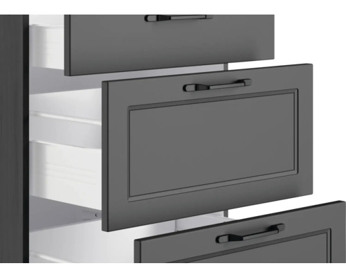 Gros plan d''une armoire avec plusieurs tiroirs