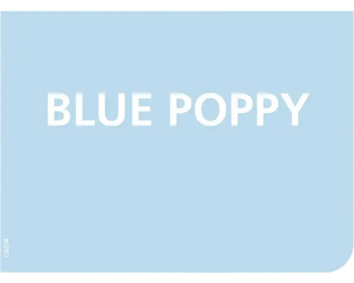 Échantillon de couleur Coquelicot bleu