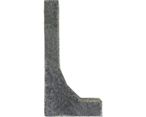Angle en béton en forme de L