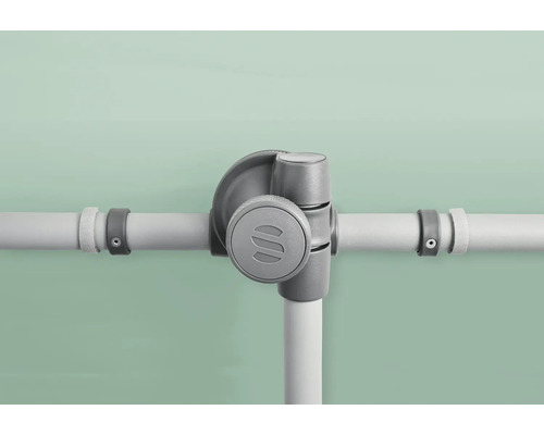 Detailaufnahme eines Rohrverbinders