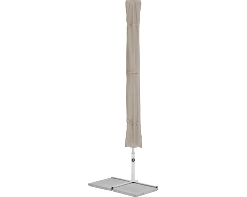 Parasol recouvert avec pied