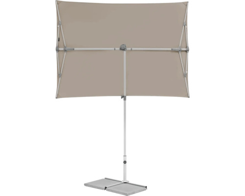 Parasol rectangulaire avec support pour l''extérieur
