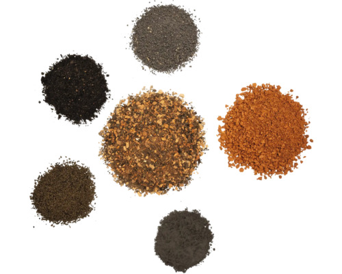 Différents types de sol pour l''horticulture