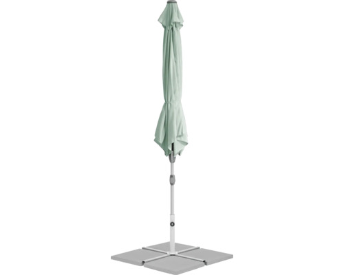 Parasol de jardin fermé avec pied de parasol pour l''extérieur