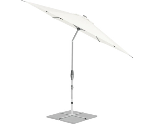 Parasol carré avec support pour l''extérieur