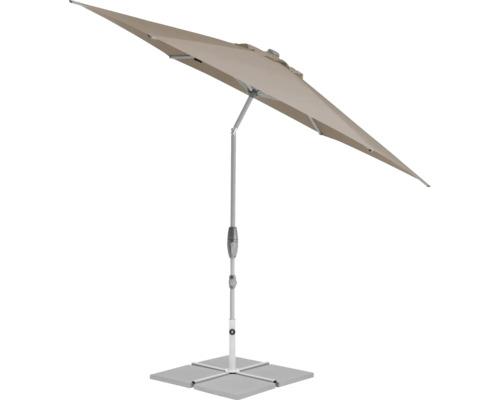 Parasol carré avec support