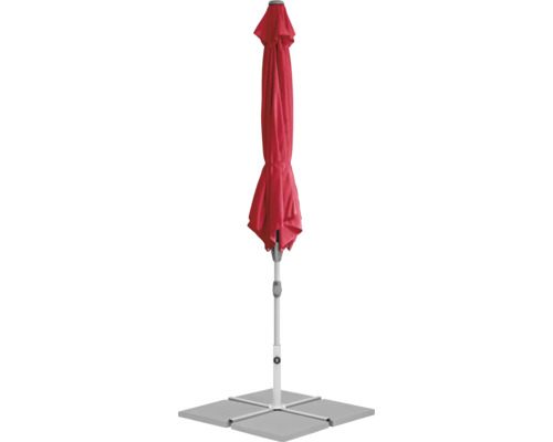 Parasol de jardin fermé avec support