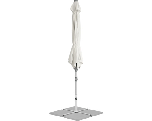 Parasol fermé avec pied