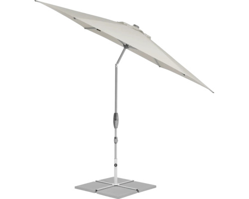 Parasol déporté avec mât et pied