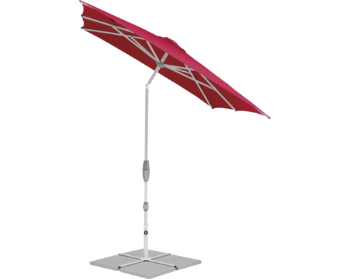 Rechteckiger Sonnenschirm mit Ständer