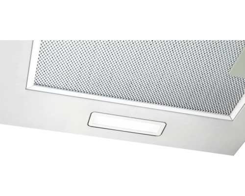 Hotte aspirante en acier inoxydable avec filtre à graisse métallique et éclairage