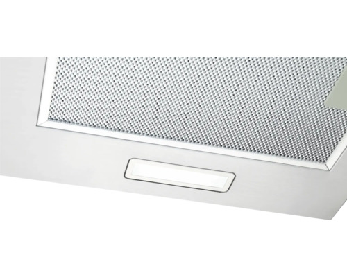 Gros plan d''une hotte aspirante avec filtre métallique