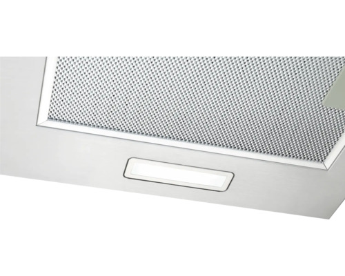 Hotte aspirante avec grille métallique et éclairage