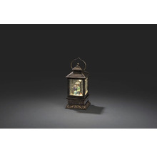 Lanterne décorative avec fonction boule à neige pour l''intérieur