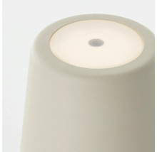 Lampe de table à accu Kaami LED 2 W beige réglable en hauteur
