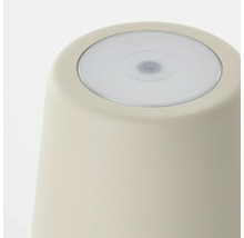 Lampe de table à accu Kaami LED 2 W beige réglable en hauteur