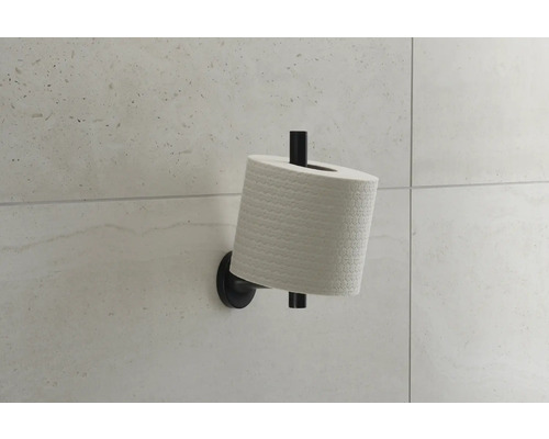 Porte-papier toilette en métal avec rouleau de papier toilette