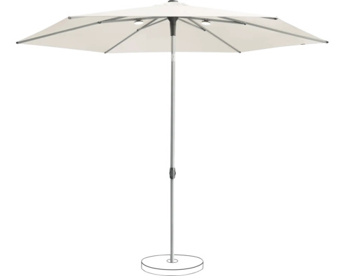 Rechteckiger Sonnenschirm mit Ständer für den Aussenbereich