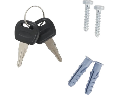 Clés, vis et chevilles de fixation