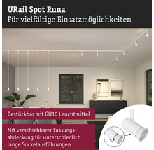 URail Spot Runa in einem Wohnraum mit flexiblen Einsatzmöglichkeiten.