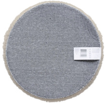 Dessous de tapis rond avec étiquette