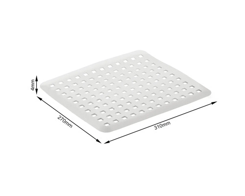 Spülenrost aus Kunststoff, circa 270 Millimeter mal 310 Millimeter