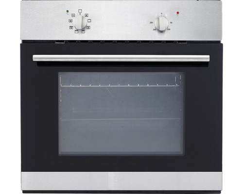 Four avec porte en verre et boutons rotatifs