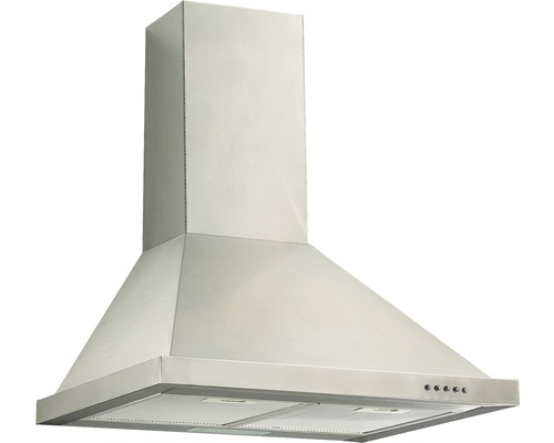 Hotte aspirante en métal avec boutons de commande