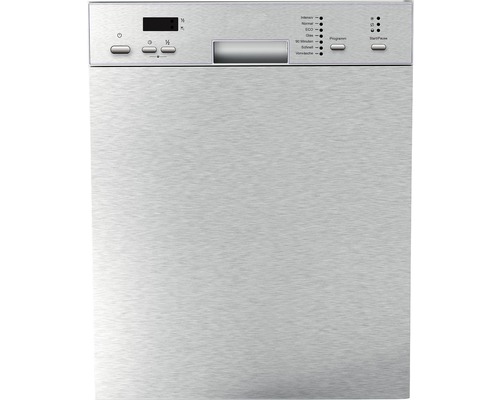 Lave-vaisselle en acier inoxydable avec panneau de commande