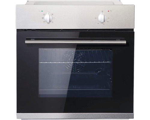 Four encastrable avec porte en verre et boutons rotatifs