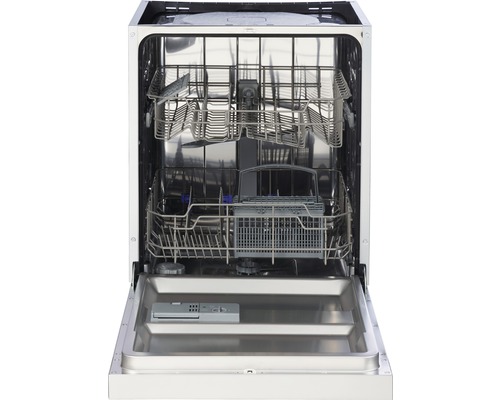 Lave-vaisselle ouvert avec vue de l''intérieur