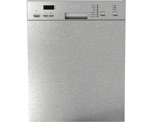 Lave-vaisselle en acier inoxydable avec panneau de commande