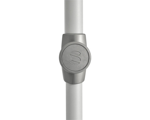 Vue détaillée d''une barre de douche avec élément de réglage