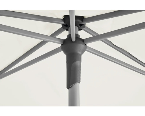 Vue détaillée de la structure d''un parasol