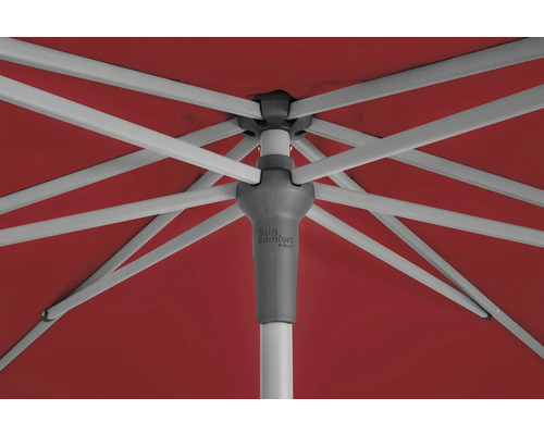 Vue détaillée de la structure d''un parasol