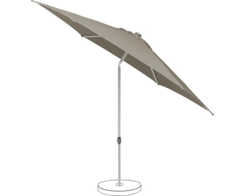 Parasol de jardin avec support