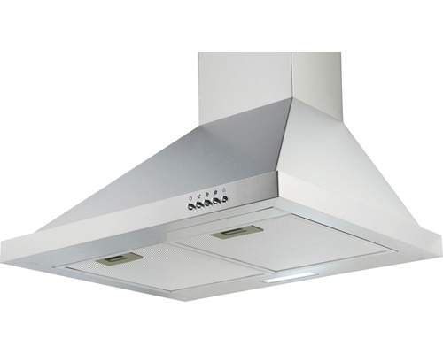 Hotte aspirante avec panneau de commande et éclairage