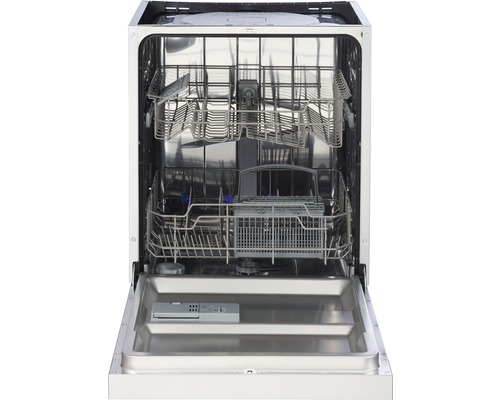 Vue intérieure d''un lave-vaisselle avec des paniers à vaisselle