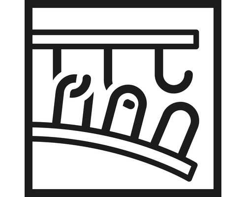 Symbol für eine Rohrbegleitheizung