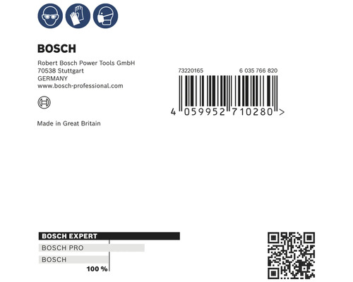 Bosch Firmeninformationen und Barcode