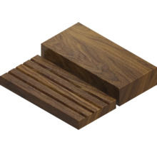 Holzblock und Holzleiste