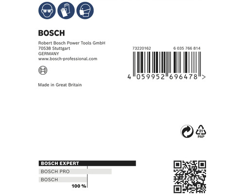 Bosch Firmeninformationen und Barcode