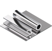 Découpe d''aluminium avec matériau plat, cornière, tube