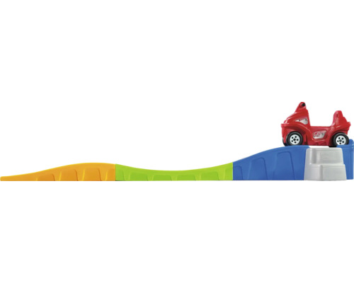 Montagnes russes pour enfants avec voiture rouge