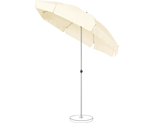 Parasol de jardin avec pied de parasol
