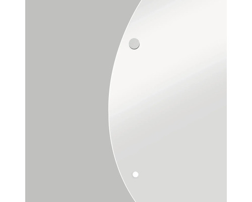 Miroir rond avec fixation murale